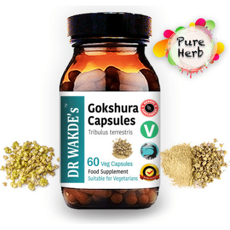 Енергия и либидо - Гокшура (Gokshura, Tribulus Terrestris), 60 V капсули