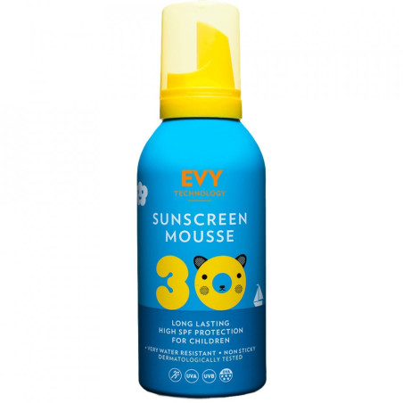 EVY Детски Дълготраен Слънцезащитен Мус за Лице и Тяло SPF30