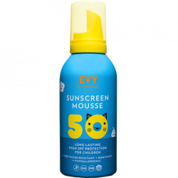 EVY Детски Дълготраен Слънцезащитен Мус за Лице и Тяло SPF50