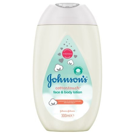 Johnson's CottonTouch лосион за лице и тяло за новородени 300 мл