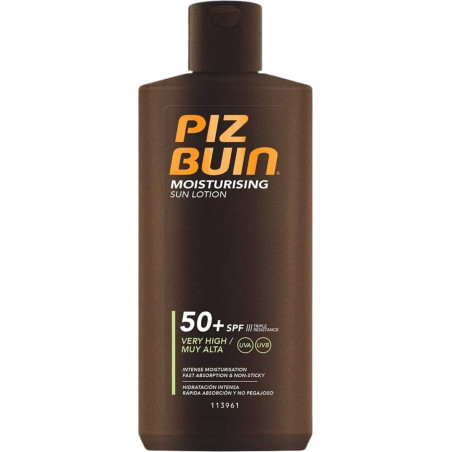 PIZ BUIN MOISTURISING ХИДРАТИРАЩ СЛЪНЦЕЗАЩИТЕН ЛОСИОН SPF 50+200 мл