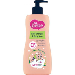 TEO BEBE ШАМПОАН&ДУШ ГЕЛ АЛОЕ 400 мл