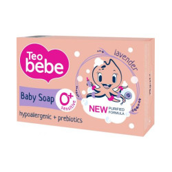 TEO BEBE ТВЪРД САПУН С МАСЛА ЛАВАНДУЛА 75 гр