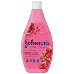 Johnson's душ гел с екстракт от цвят на нар 400 мл