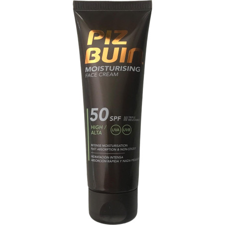 Piz Buin СЛЪНЦЕЗАЩИТЕН КРЕМ ЗА ЛИЦЕ SPF 50  50 мл