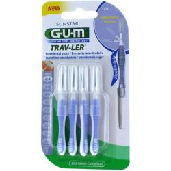 GUM интердентална четка за зъби  0.6 мм х 4 бр. TRAV-LER