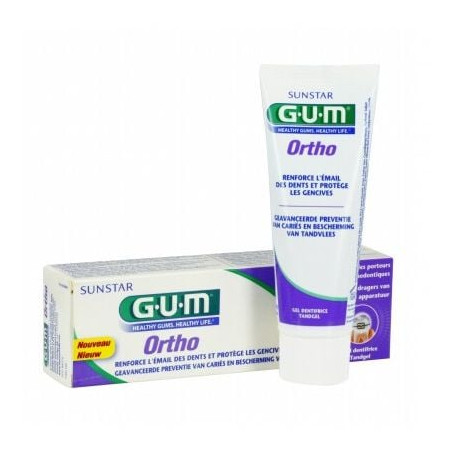 GUM ПЗ Ortho Паста за зъби 75 мл