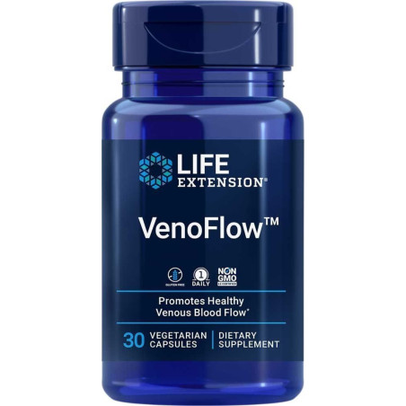 Кръвоносни съдове - VenoFlow™ Пикногенол + Натокиназа, 30 капсули