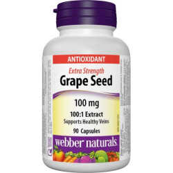 Grape Seed Extract 100:1/ Гроздово семе 100 mg x 90 капсули Webber Naturals