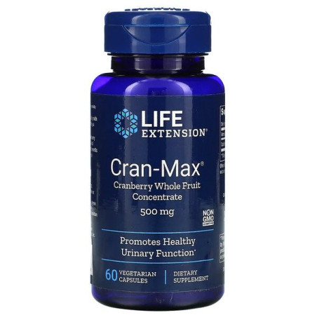 Cran-Max® Cranberry Concentrate/ Червена боровинка 500 mg x 60 капсули