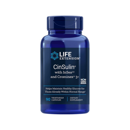 Глюкозен метаболизъм - CinSulin with InSea2 and Crominex®3+, 90 капсули