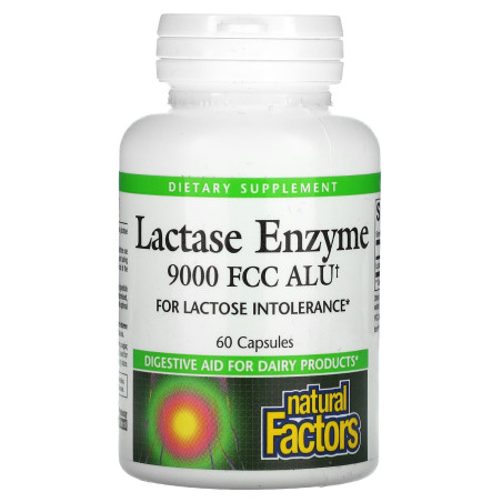 Lactase Enzyme / Лактаза ензим 250 mg х 60 капсули Natural Factors