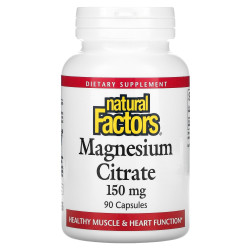 Magnesium Citrate/ Магнезий (цитрат) 150 mg х 90 капсули Natural Factors
