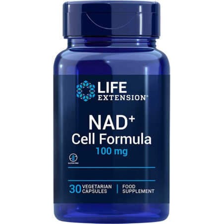 Клетъчно здраве и енергия - NAD+ Cell Formula , 100 mg х 30 капсули