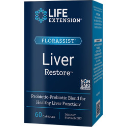 Florassist® Liver Restore/ Пробиотик в подкрепа на черния дроб х 60 капсули