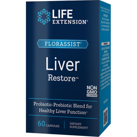 Florassist® Liver Restore/ Пробиотик в подкрепа на черния дроб х 60 капсули