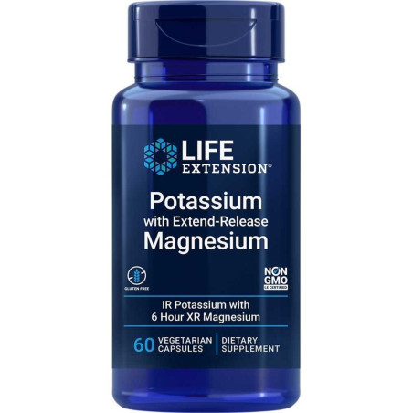 Potassium with Extend-Release Magnesium/ Калий и Магнезий с удължено освобождаване х 60 капсули