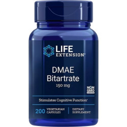 DMAE Bitartarate/ ДМАЕ (Диметиламиноетанол) 150 mg х 200 капсули