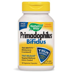 Primadophilus Bifidus - Примадофилус Бифидус 5 млрд. активни пробиотици, 180 капсули Nature’s Way