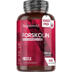 Здравословно отслабване - Форсколий 1 g, 60 капсули - Forskolin