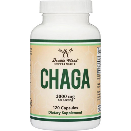 Chaga - Чага, 120 капсули Double Wood