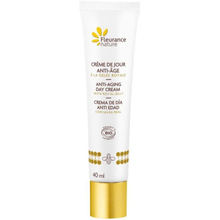 Анти-ейдж дневен крем за лице с пчелно млечице Био, 40 ml Fleurance Nature
