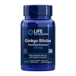 Ginkgo Biloba Certified Extract™ / Гинко билоба 120 mg х 365 капсули