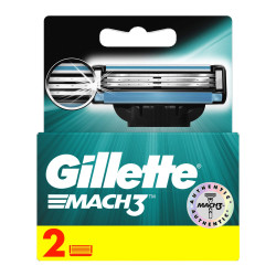 GILLETTE Mach 3 Regular, ножчета за самобръсначка, 2 бр.