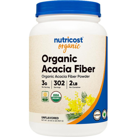 Акациеви фибри на прах - органик, 907g Nutricost