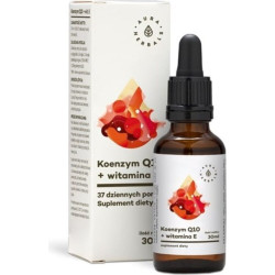 Сърдечно-съдова система - Коензим Q10 + Витамин Е, 30 ml капки Aura Herbals