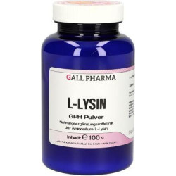 Херпес симплекс, имунно здраве - L-Лизин (L-Lysin), 100 g, прах