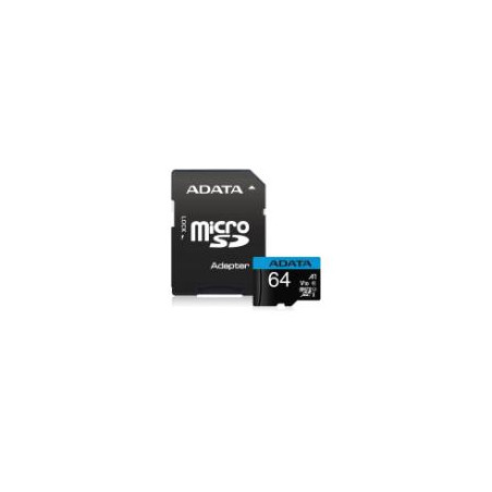 ADATA 64GB MicroSDXC UHS-I CLASS 10 (with adapter)