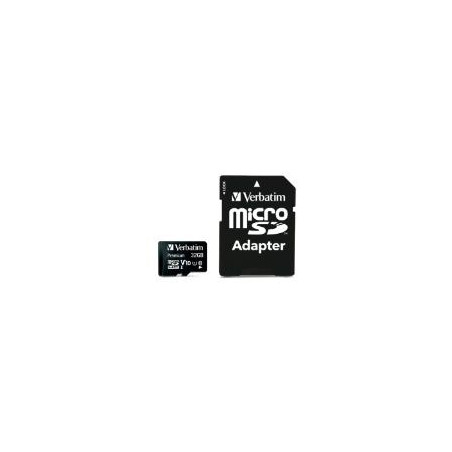 Verbatim Premium micro SDHC 32GB Class 10 (Incl. Adaptor)