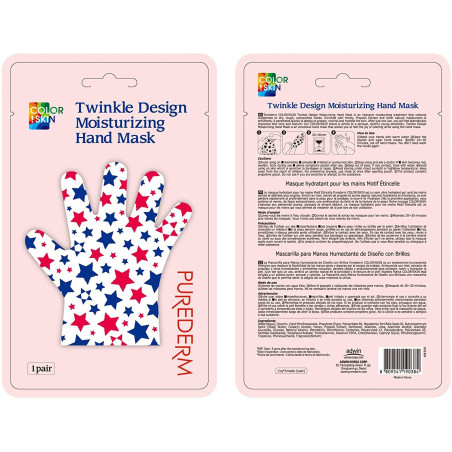 PUREDERM COLOR!SKIN Twinkle Design Moisturizing Hand Mask