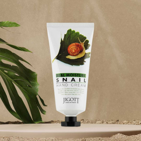 JIGOTT REAL MOISTURE SNAIL HAND CREAM