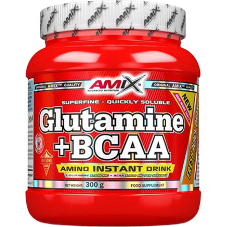 AMIX Glutamine + BCAA / Flavoured / Pineapple / 0.53g.