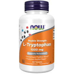 NOW L-Tryptophan 1000 mg / 60 Tabs