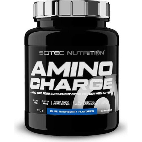 SCITEC Amino Charge / 30 Serv. / Blue raspberry / 0.57g.