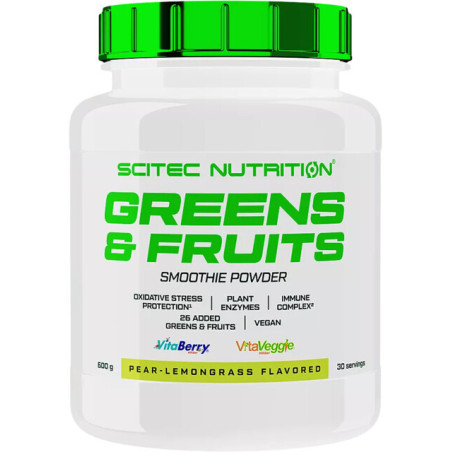 SCITEC Vita Greens & Fruits / Pear-Lemongrass / 0.6g.