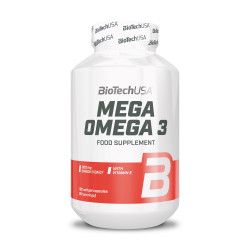 BIOTECH USA Mega Omega 3 / 180 Softgels
