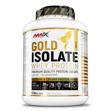 AMIX Gold Whey Protein Isolate / Natural / 2.27g.
