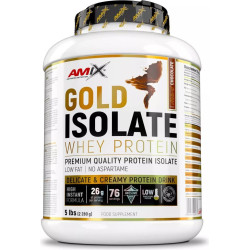 AMIX Gold Whey Protein Isolate / Natural chocolate / 2.27g.