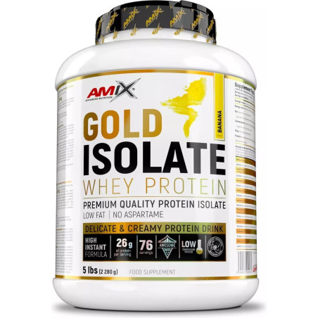 AMIX Gold Whey Protein Isolate / Banana / 2.27g.