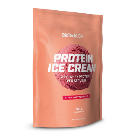 BIOTECH USA Protein Ice Cream / Strawberry / 0.5g.