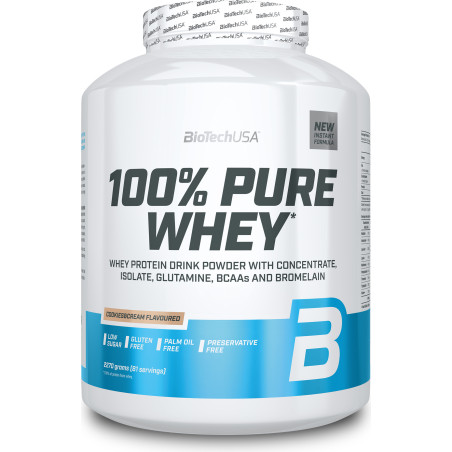 BIOTECH USA 100% Pure Whey / Cookies and Cream / 2.27g.