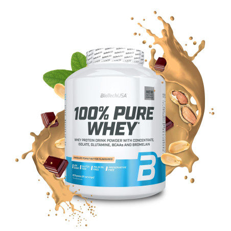 BIOTECH USA 100% Pure Whey / Chocolate and Peanut butter / 2.27g.