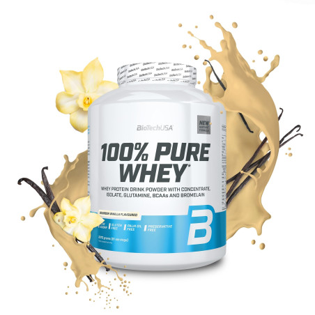 BIOTECH USA 100% Pure Whey / Bourbon Vanilla / 2.27g.