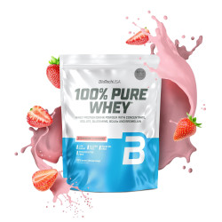 BIOTECH USA 100% Pure Whey / Strawberry / 1g.