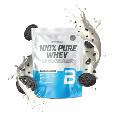 BIOTECH USA 100% Pure Whey / Black Biscuit / 1g.