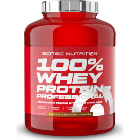 SCITEC 100% Whey Protein Professional / Chocolate Hazelnut / 2.35g.